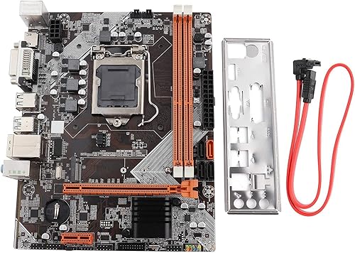 Miniatura 9 de Placa base MATX M.2 A 1155, DDR3 1066/1333/1600MHz placa base para computadora, compatible con salida VGA+HDMI+DVI, compatible con canal NVME+NGFF +