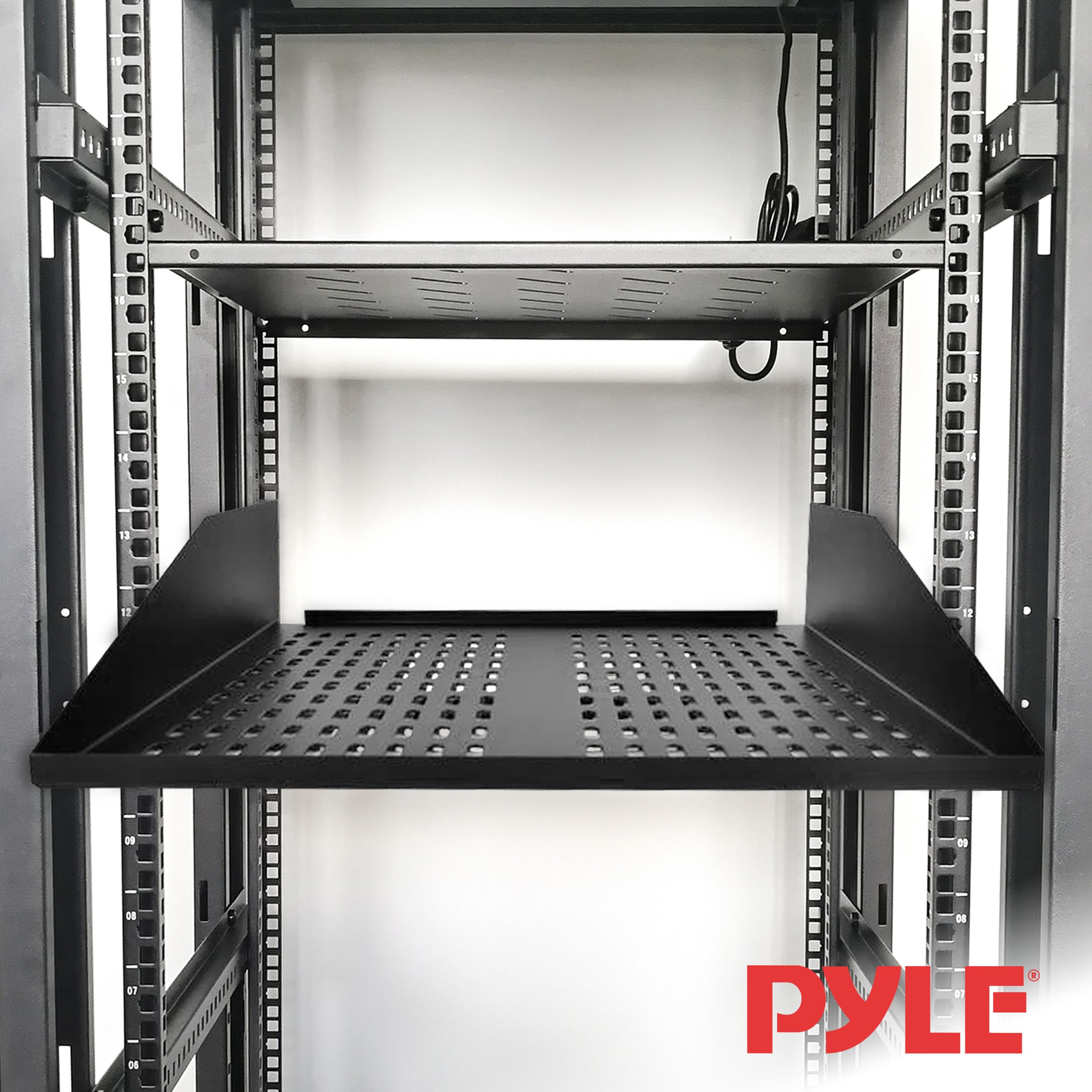 19 Rack Shelf ProMaster 2-Pack 1U Server Shelves - 19 Inch Vented Rack ...