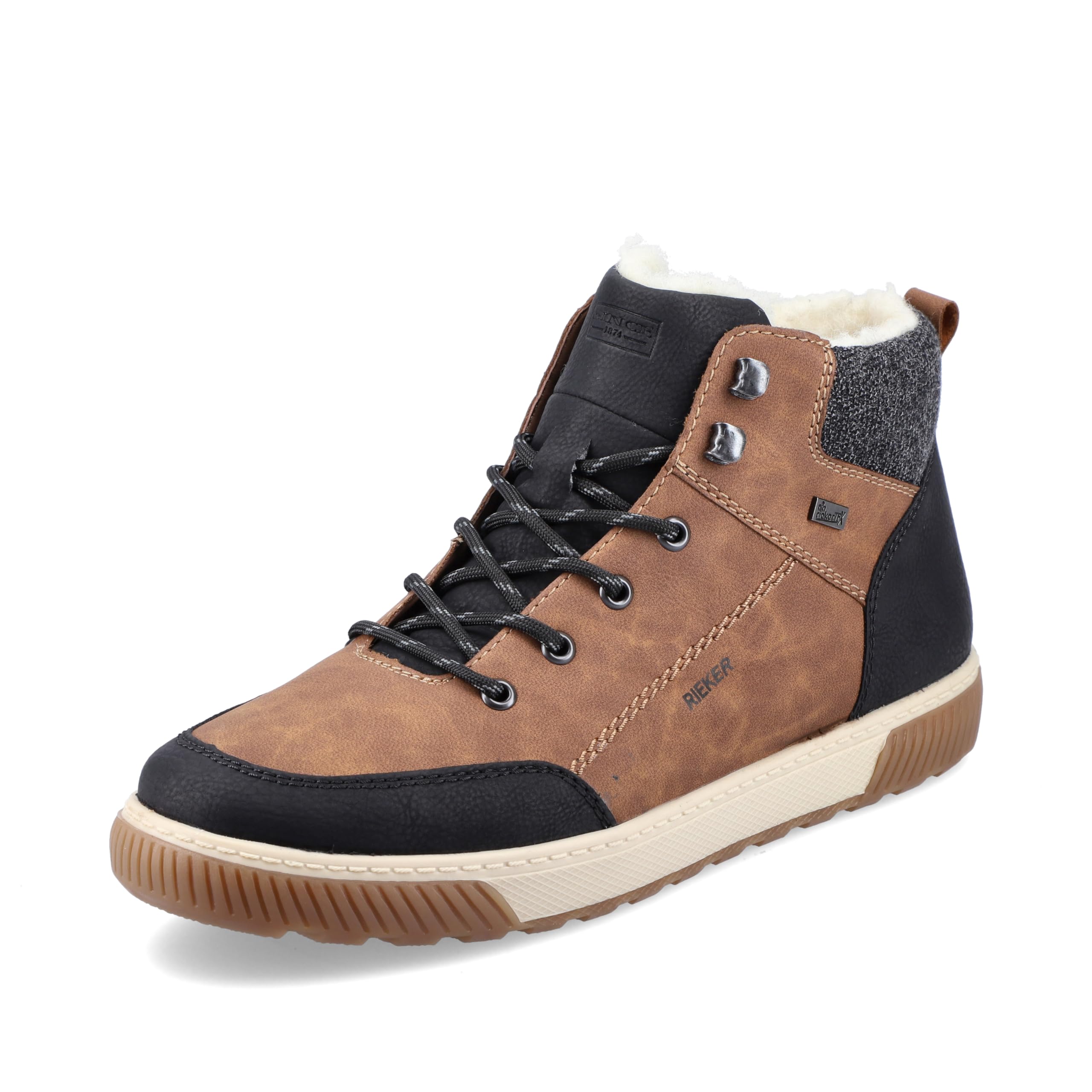 Rieker Men's 38940 Fashion Boots, Brown Combi, 6.5 UK