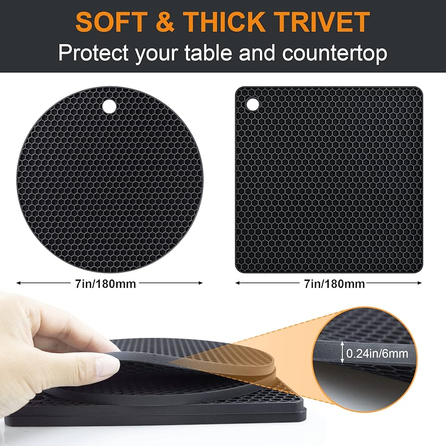 ２枚セット❣️ 鍋敷き マット パット ブルー シリコン 15×15cm 楽天市場】鍋敷き 15cmの通販