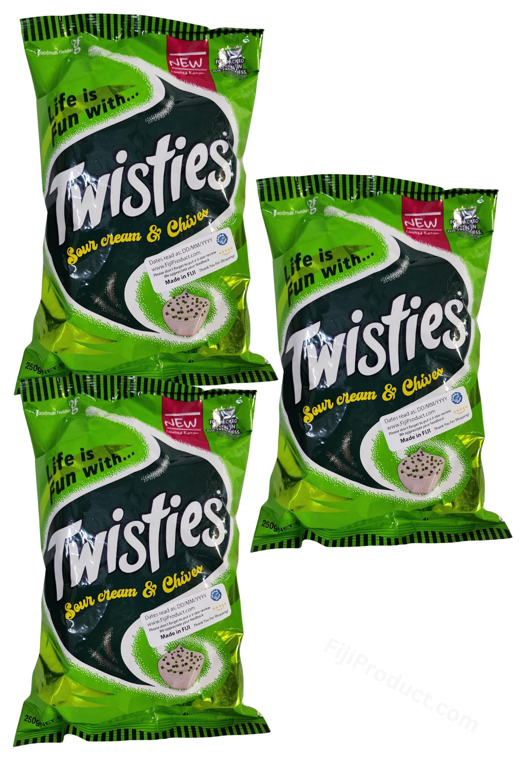Amazon.com: NEW! Twisties Sour Cream & Chives Snacks (Pack of 3 x
