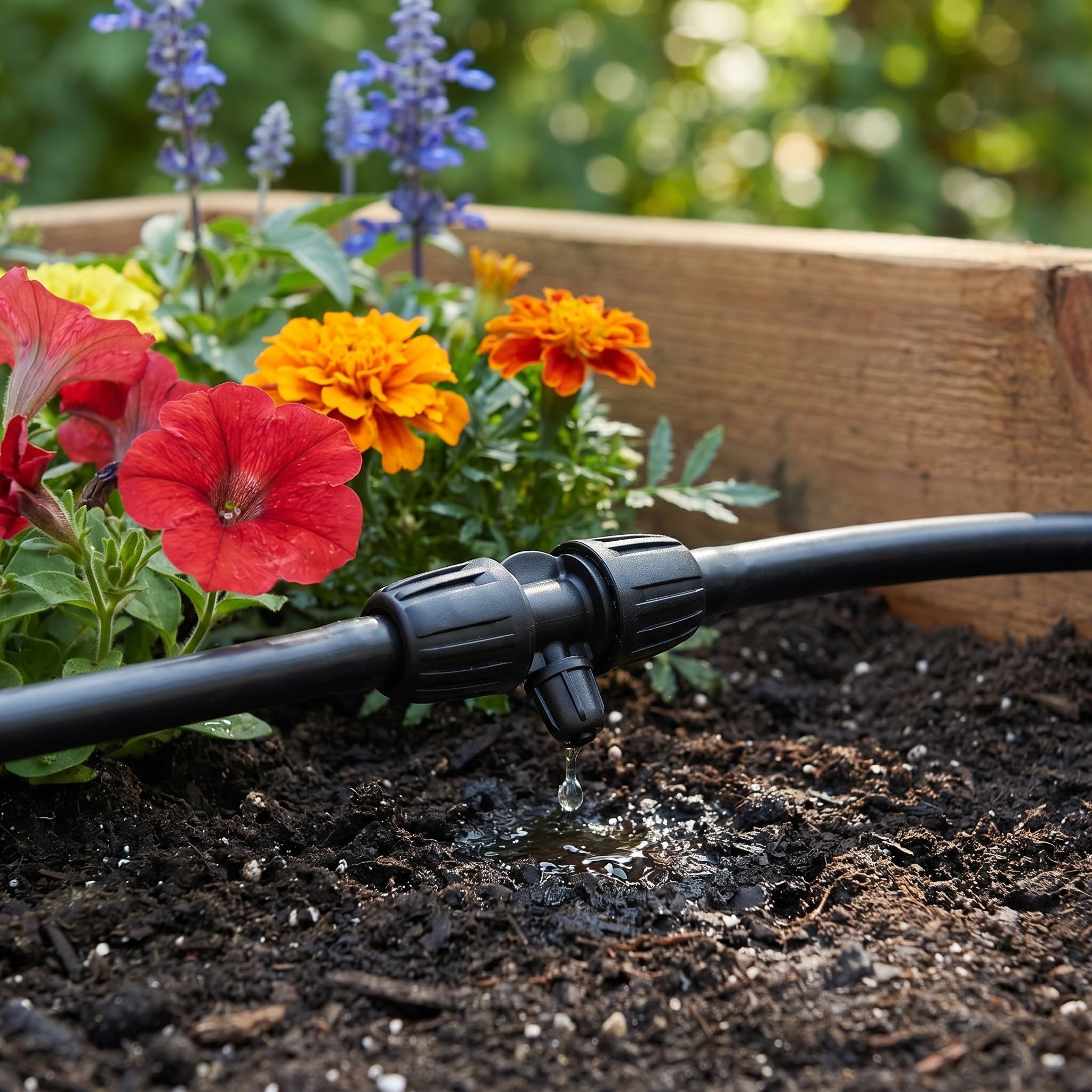 Cabilock Conector de Riego por Goteo Bloqueo Seguro para Sistema de Jardín, Accesorios Pp 3 Vías, Instalación Fácil, Paquete de 30 Piezas para Mangueras de 1/2 a 1/4 Pulgadas