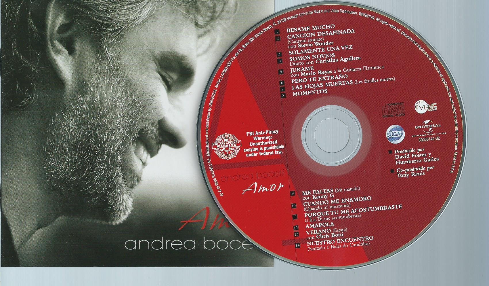 Amor [Audio CD] Bocelli, Andrea