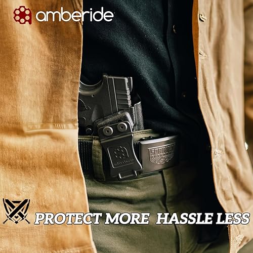 Miniatura 6 de Ruger LCP 380 Holster IWB Kydex Holster Fit: Ruger LCP 380 Auto Pistol – Inside Waistband Concealed Carry – Adjustable Cant & 'Posi-Click' Retention