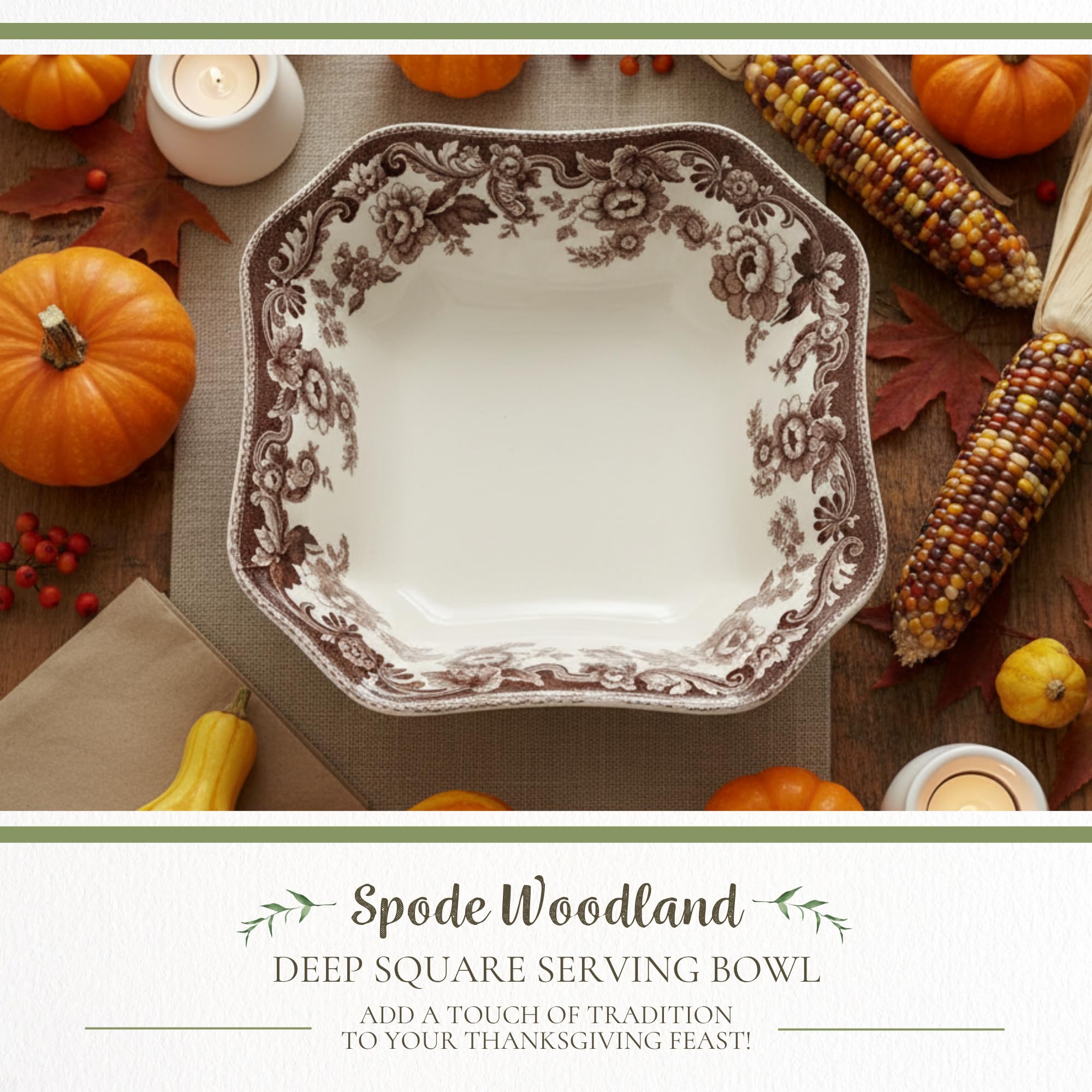 Amazon.com | Spode Woodland 9.5