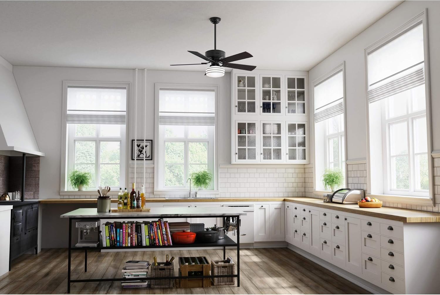 70% оƒƒ Dіѕсоunt Hunter Cedar Key Indoor / Outdoor Ceiling Fan with Light and Remote Control, 52, Matte Black 🔥 Hunter Cedar Key Indoor / Outdoor Ceiling Fan with Light and Remote Control, 52, Matte Black