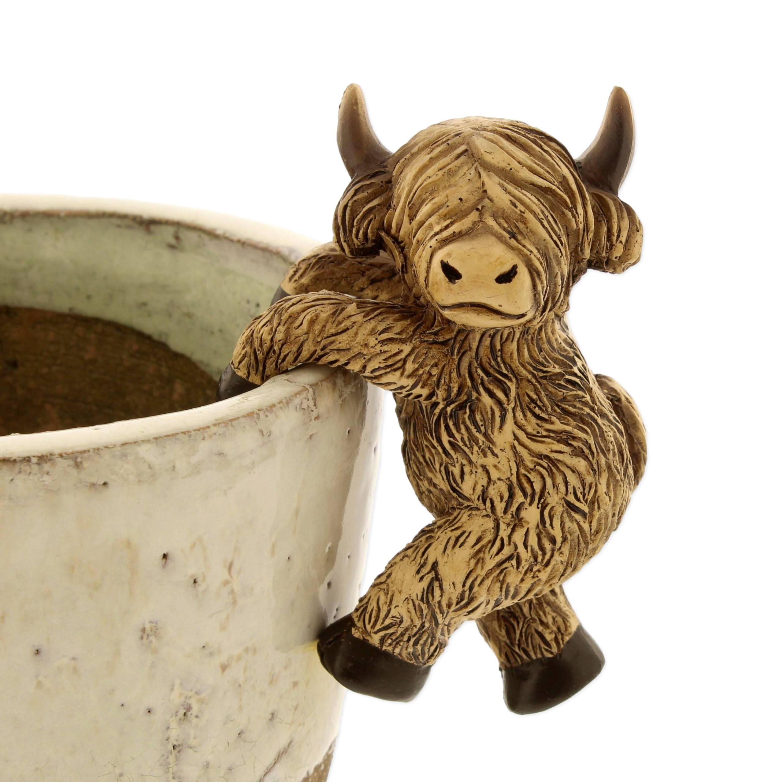 Panneau Décoratif Suspendu Highland Cow - Farmhouse 'You & Me We Got This' - Bois Et Métal - Fait Main