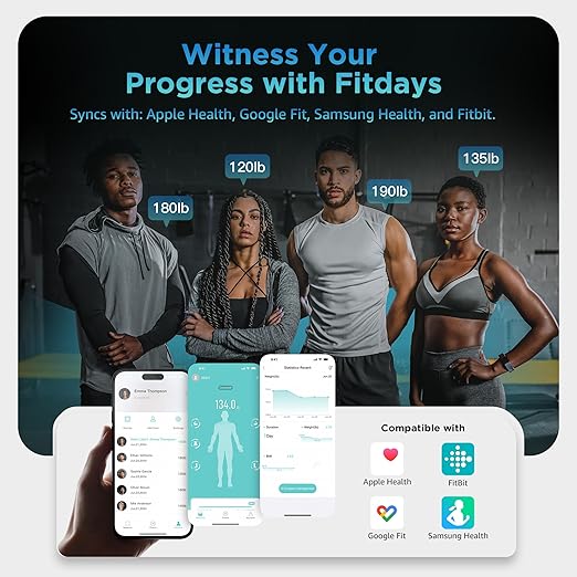 Báscula de Baño Digital Posture con Bluetooth, Medición de Grasa Corporal miniatura 6