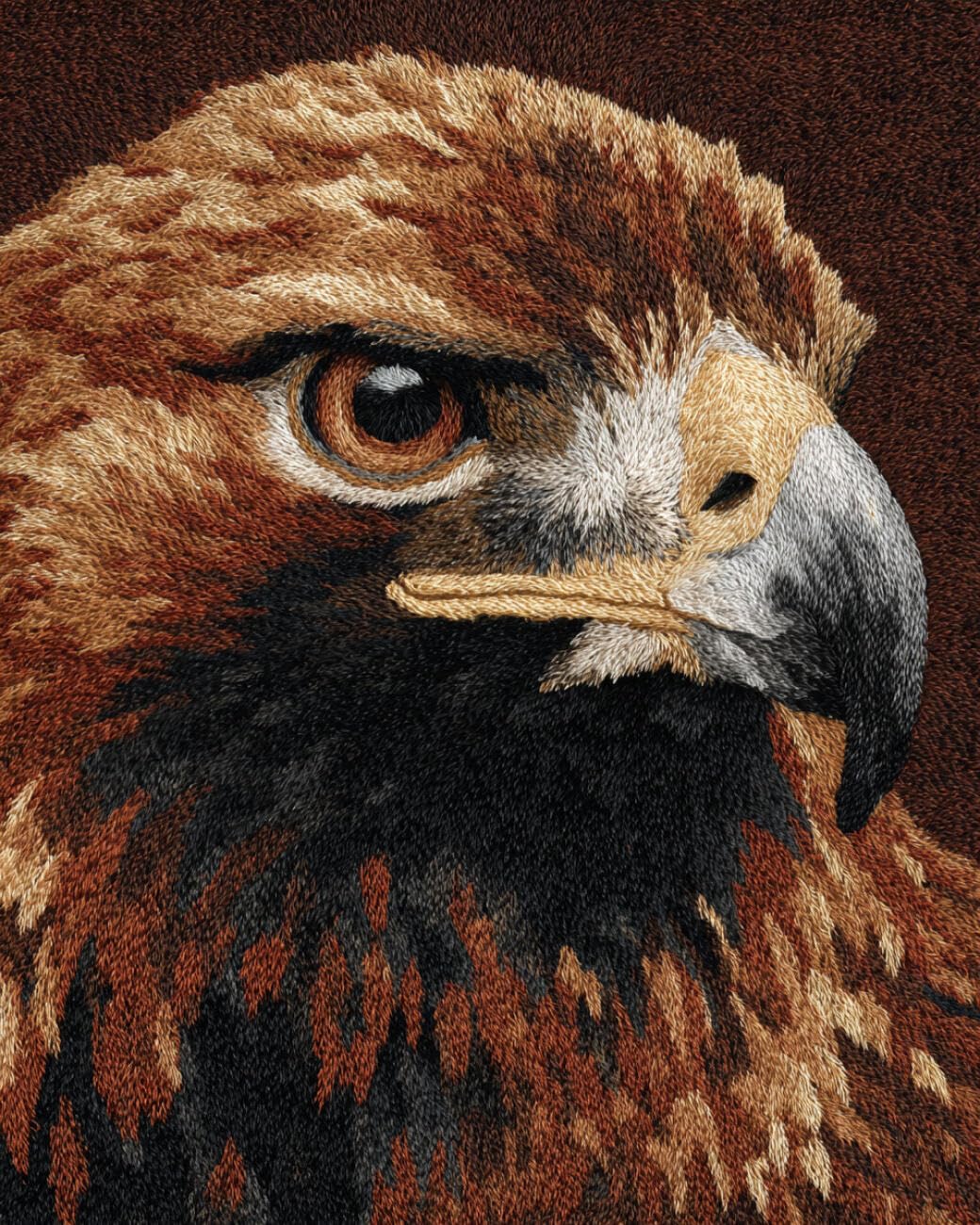AMBATTERY Latch Hook Tapestry Kit Cartoon Eagle 85x115cm