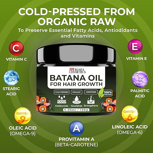 Miniatura 3 de M Kiara - Aceite de batana crudo de Honduras (4.05 onzas)  Aceite de batana sin refinar para el crecimiento del cabello  Aceite de batana hondureño