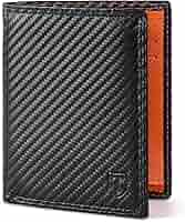 Portafoglio Uomo In Pelle Con Protezione RFID - 13 Porta Carte, Doppio Scomparto Banconote, Portamonete, Marrone - Foto 7