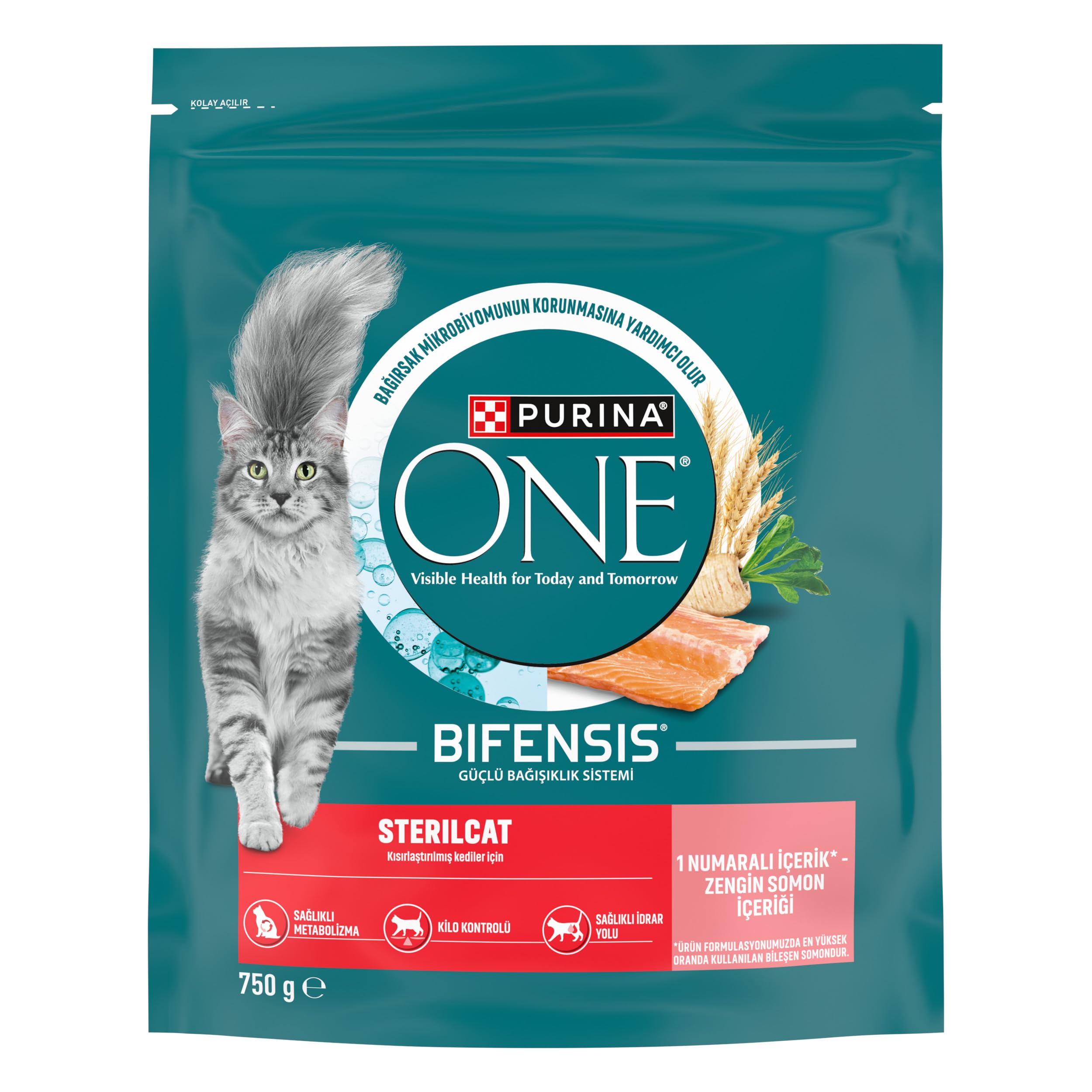 Purina ONE Sterilcat Somonlu Kısırlaştırılmış Kuru Kedi Maması…