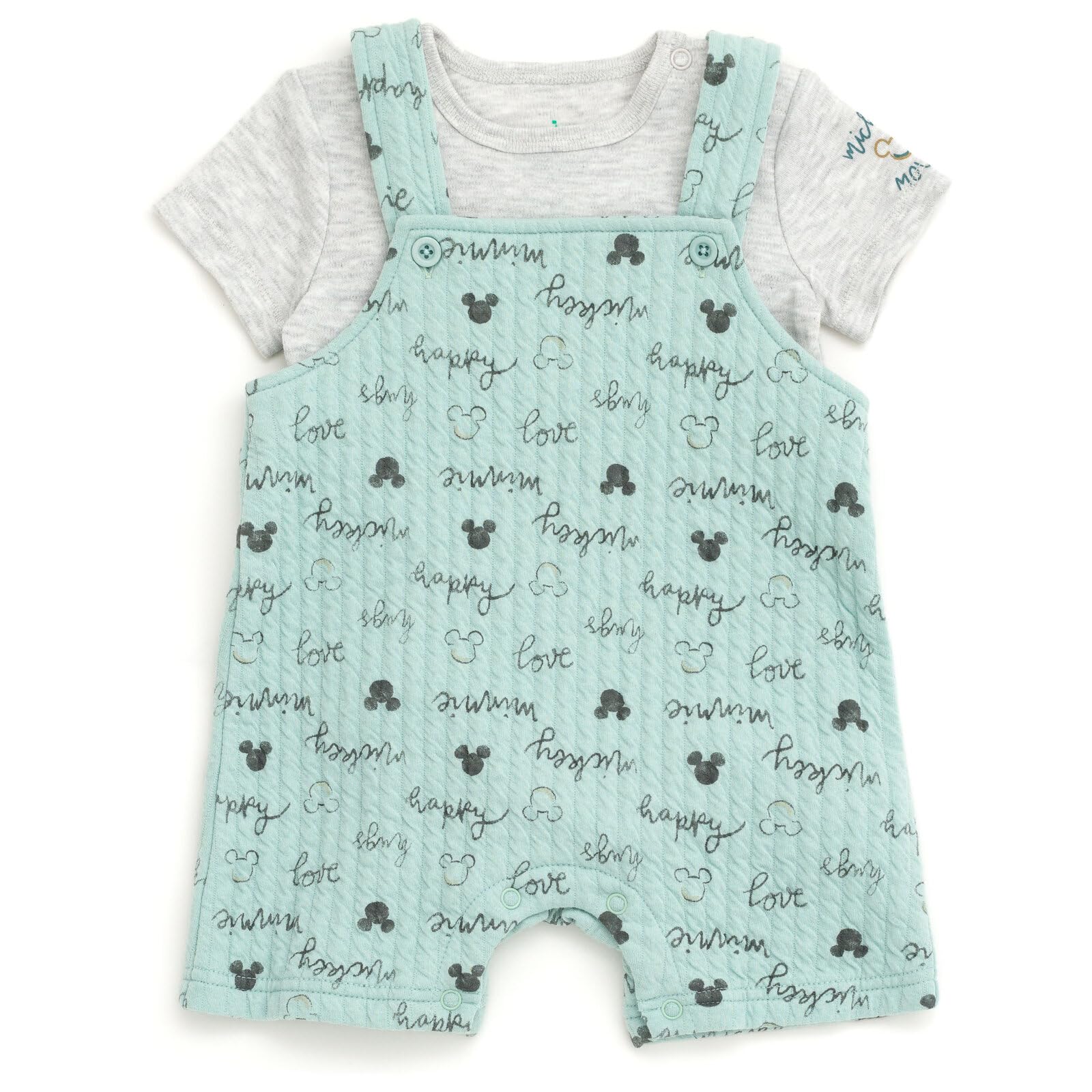 Disney Winnie the Pooh Mickey Mouse Minnie Mouse - Conjunto de mono corto y traje para recién nacido a bebé niño