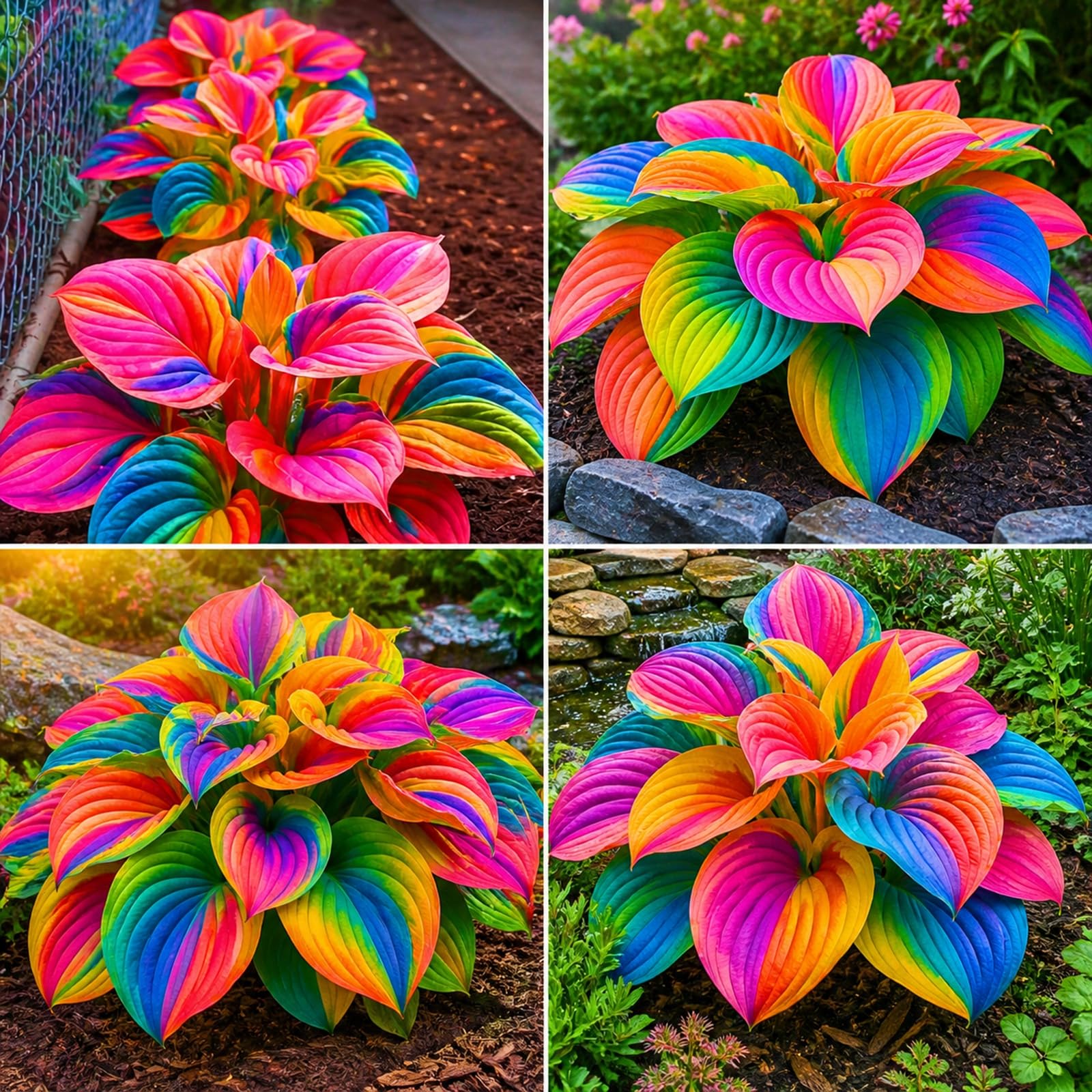 Hosta Bulbs for Planting-Grow Well/Excellent Display/Potted-Plants-4 Bulbs