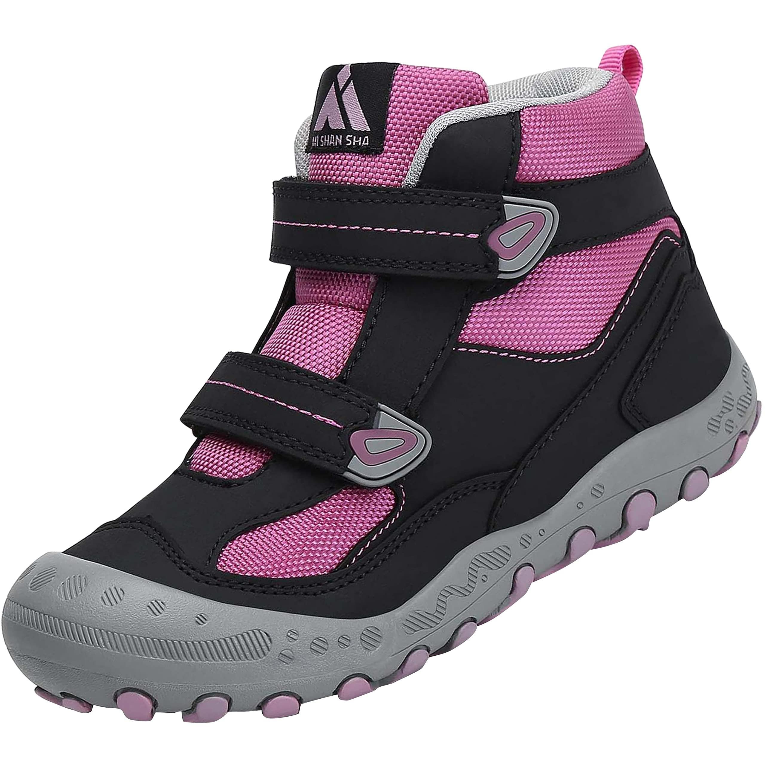 Mishansha Zapatillas de Senderismo para Niños Antideslizante Niños Niñas Botas de Trekking Ligeras Deportivas Tallas 24-38 EU