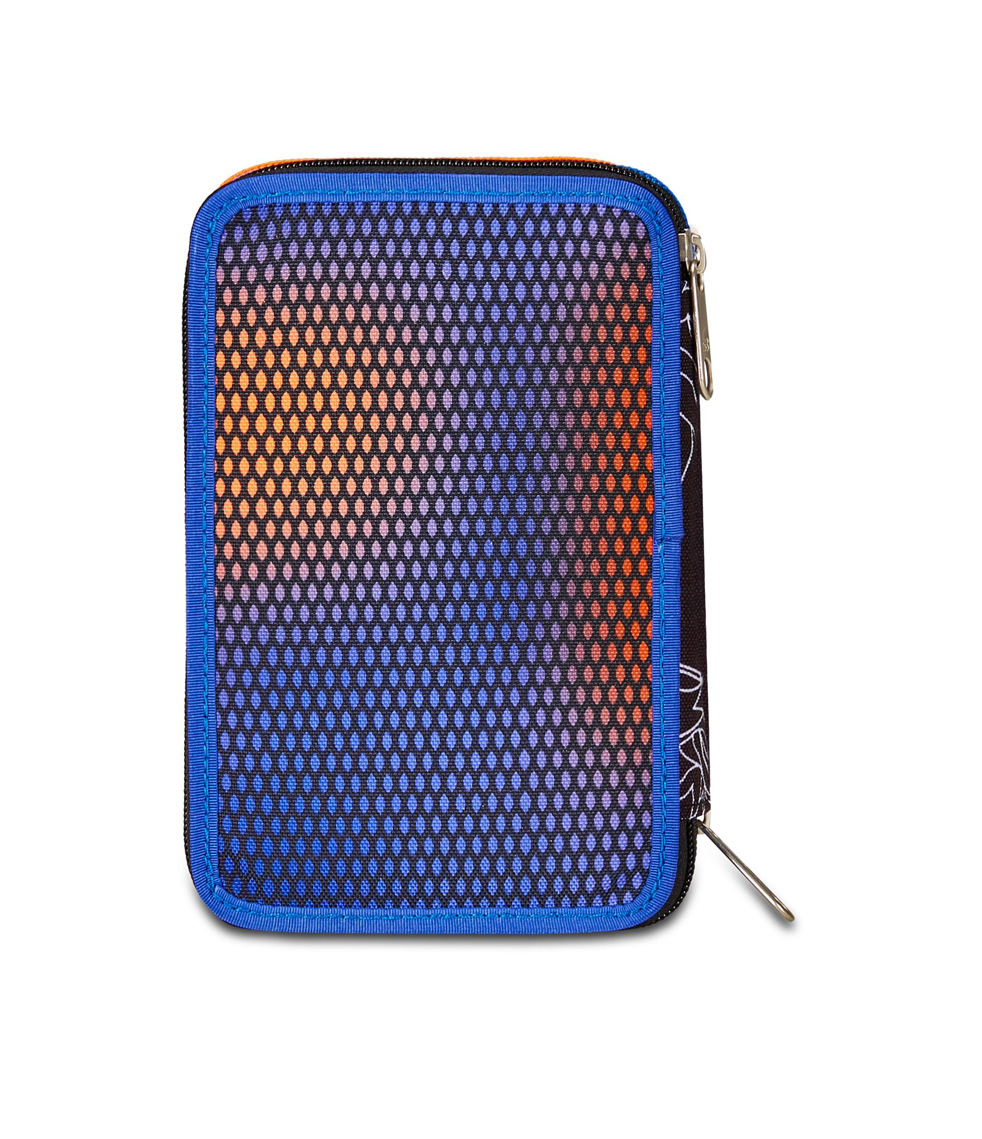 Seven Astuccio Scuola 3 Zip, Reflex Blue, Shadefull Boy, Portapenne Triplo Scomparto Completo Di Penne, Matite, Colori, Accessori Zaino, Elementari, Medie, Superiori, Ragazzo Ragazza