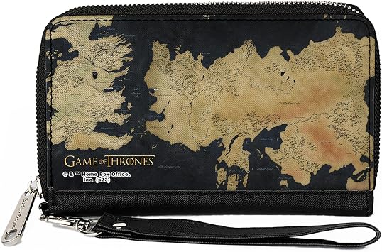 Buckle-Down Game of Thrones Vegan Leather Zip Around Wallet