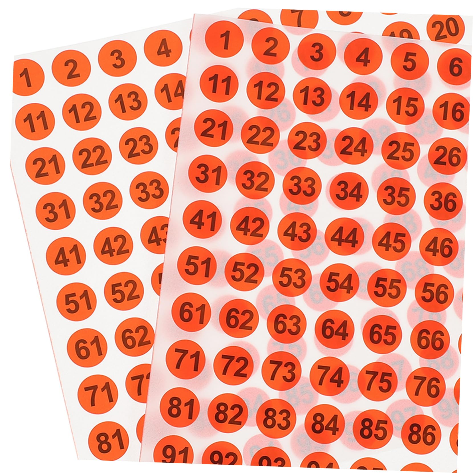 VILLCASE 200pezzi Etichette Numeriche Adesive Etichette Per e Organizzazione Adesivi Self-adhesive Per Scuole Uffici