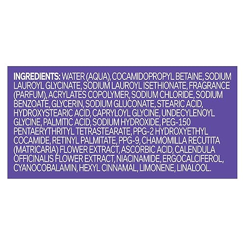 Miniatura 7 de OLLY Renew Body Wash con vitamina D, retinol y botánicos - Limpiador nutritivo para reparación de barreras cutáneas, hidratación profunda, aroma a