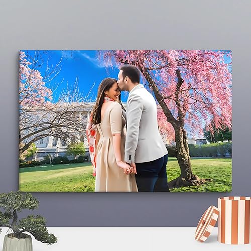 Miniatura 2 de Impresiones en lienzo personalizadas con tus fotos, lienzo enmarcado personalizable, imagen personalizada para dormitorio, sala de estar, oficina y