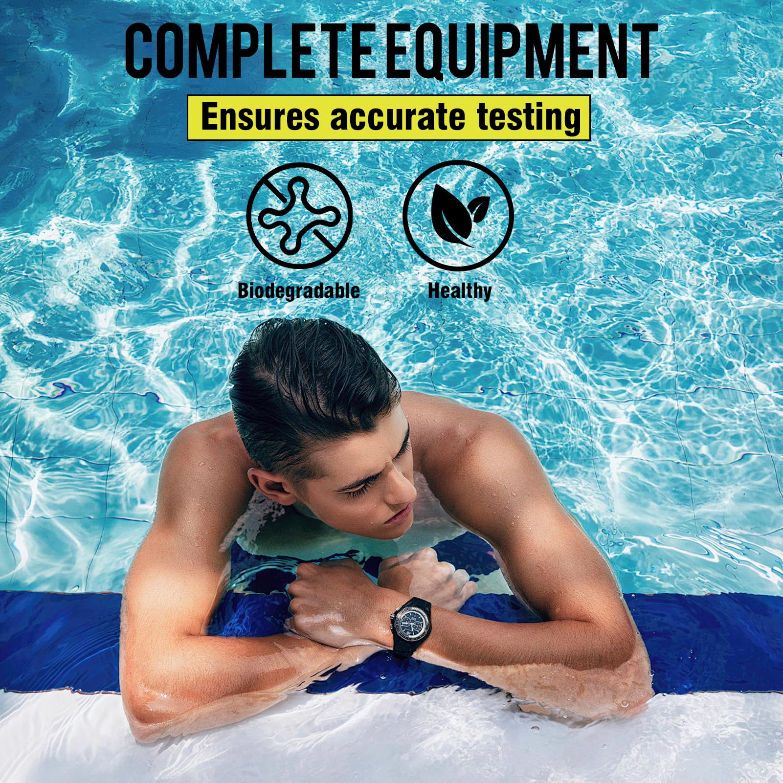 Colorant Fuite Piscine, Détecteur Fuite Piscine, Fluorescéine Forte, Solubilité dans l'Eau