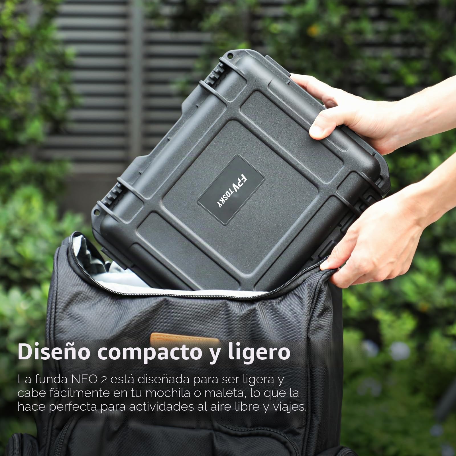 FPVtosky Neo 2 Funda - Bolsa Impermeable para Accesorios dji Neo 2, Batería, Centro de Carga y Otros Accesorios [Solo LA Funda]