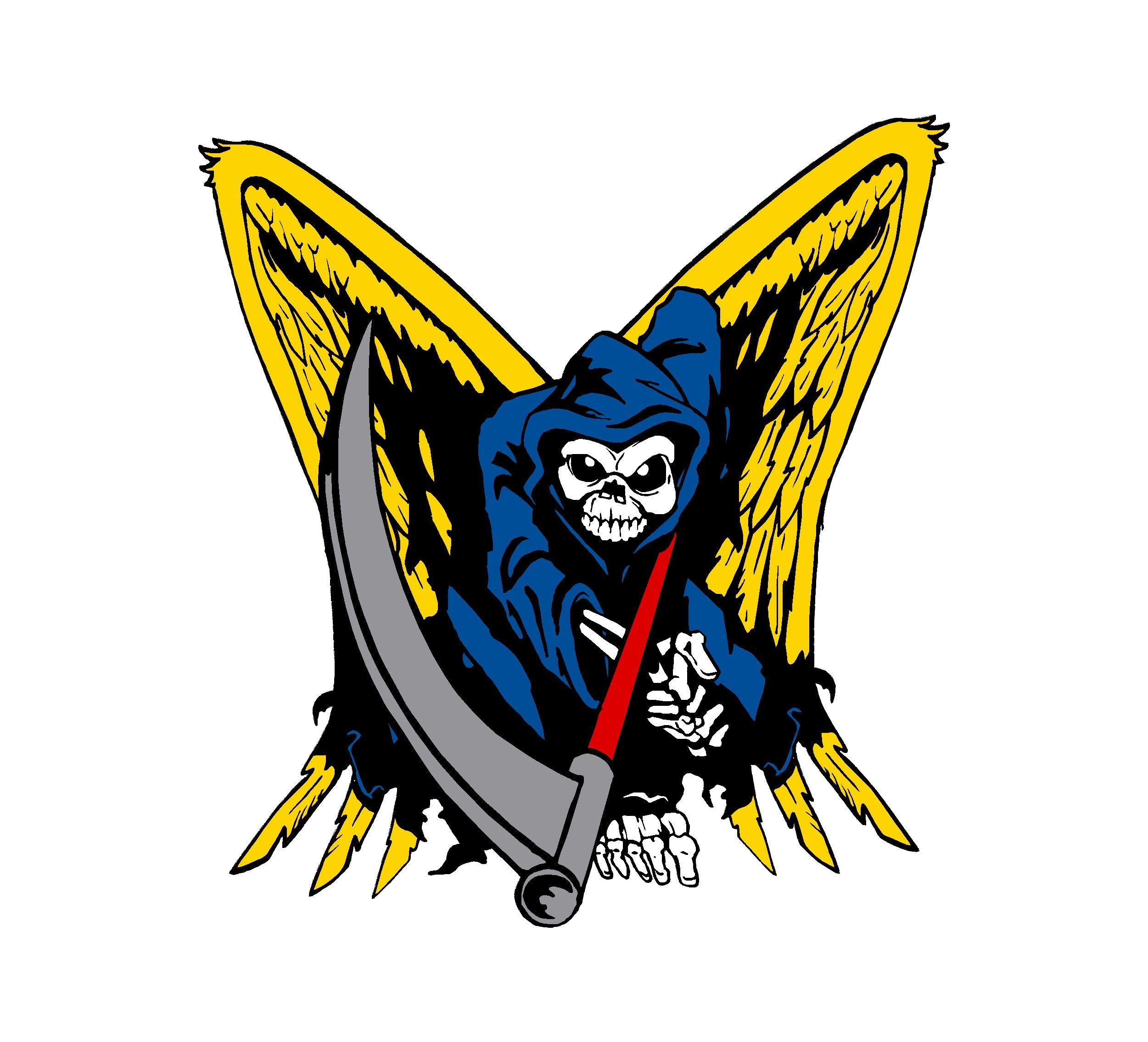 LightningSigns Grim Reaper,Angel of Death Car Bike Helmet Sticker #3