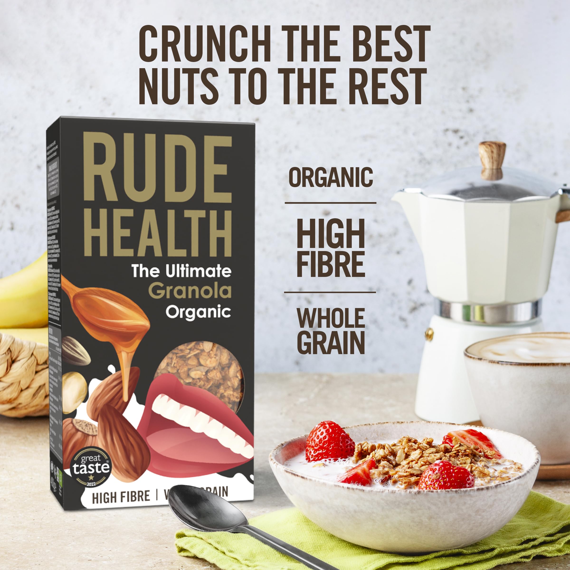 Rude Health The Ultimate Granola, paquete de 6