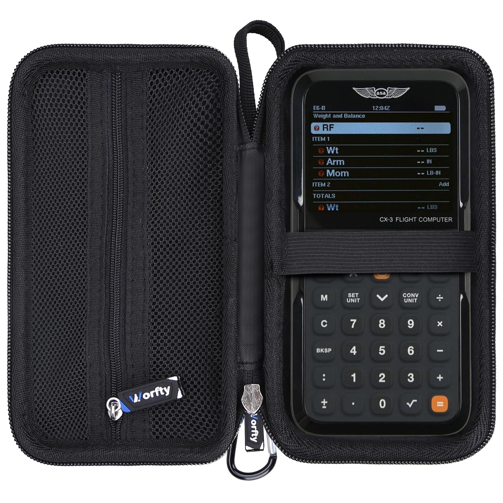 Case for ASA CX-3 Flight Computer – Advanced Electronic E6B- Hard Travel Protective Carry…