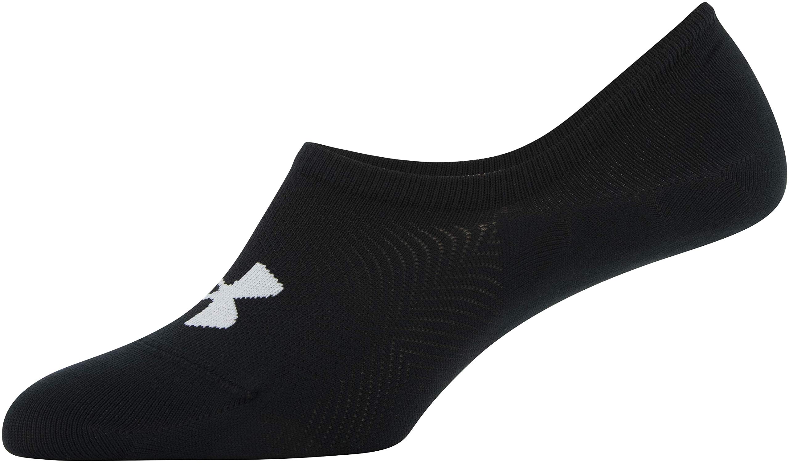 Under Armour Breathe Lite Ultra Low, kilka skarpet, czarne/białe (3 pary), rozmiar M (3 pary), czarny/biały (3 pary)