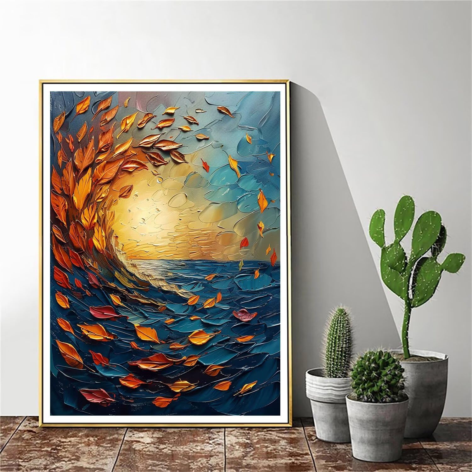 Pintar por Numeros Adultos pintar por numeros niños manualidades niños 10 años, DIY Pintar por Números de Pincel y Pintura acrílica Decoraciones para el Hogar Manualidades, sin Marco 60x80cm C-54