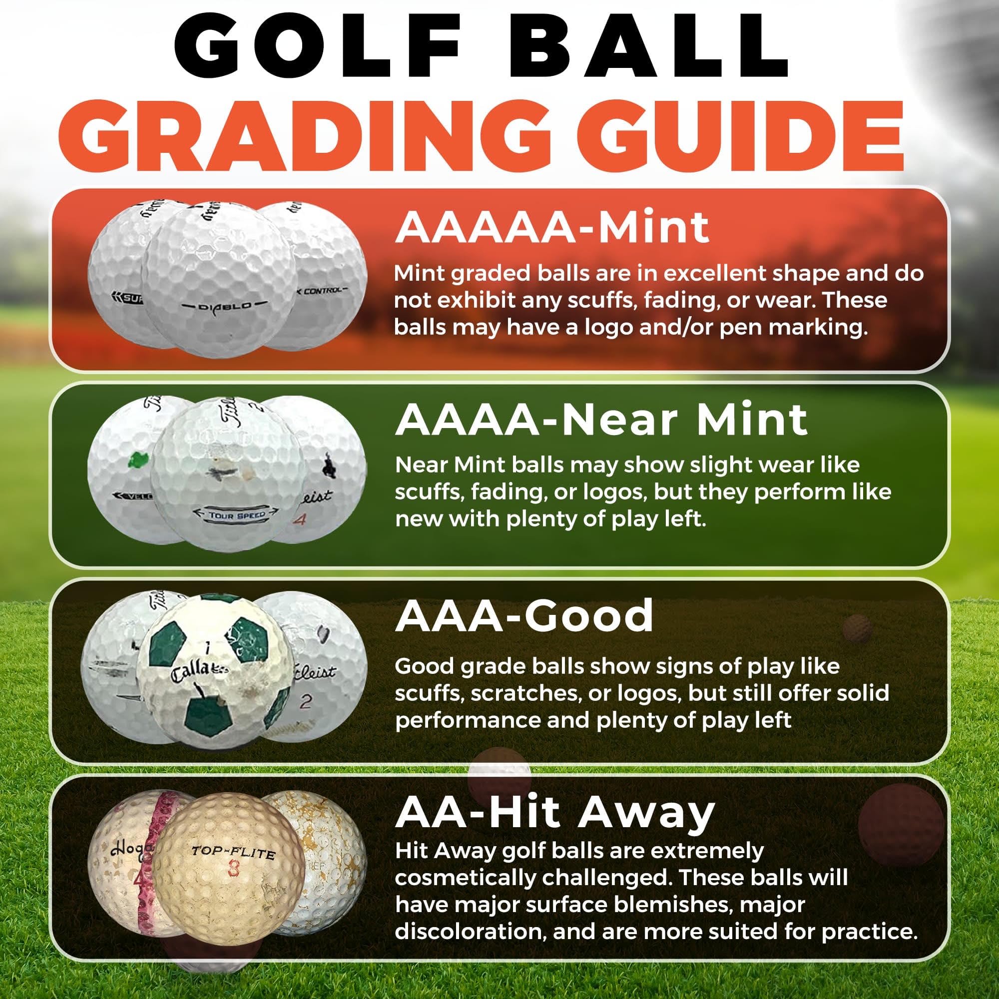 Golf Ball Monkey Günstige recycelte Golfbälle für Taylormade Golfbälle, weiße Mischung, 50 Stück, in gutem Zustand, TP5, TP5X, ProjectA, Tour Response, Distance Plus, RBZ und mehr (inkl. Netztasche)