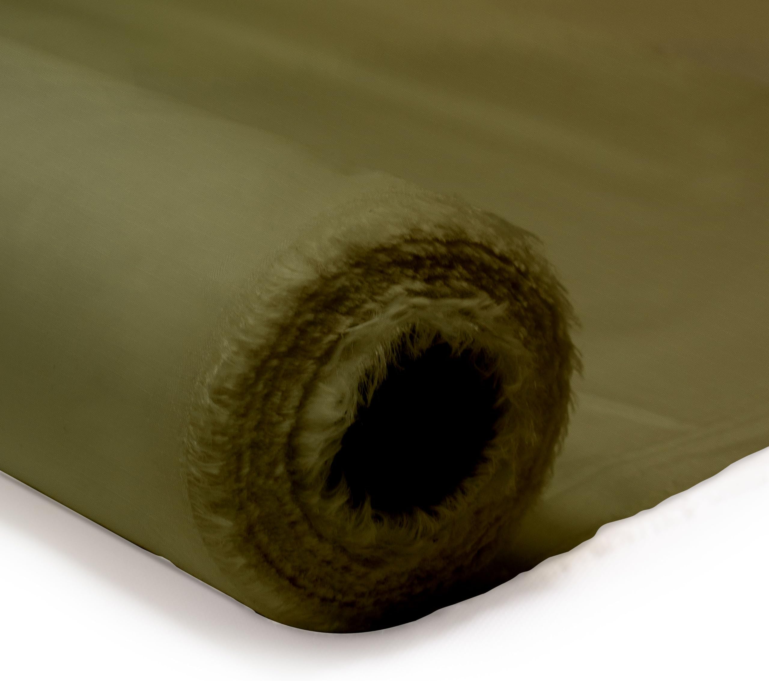 Waterproof Ripstop Woven Dyed Nylon Fabric Tear Resistant 60 Inch 150cm Wide (Olive, Full Meter)