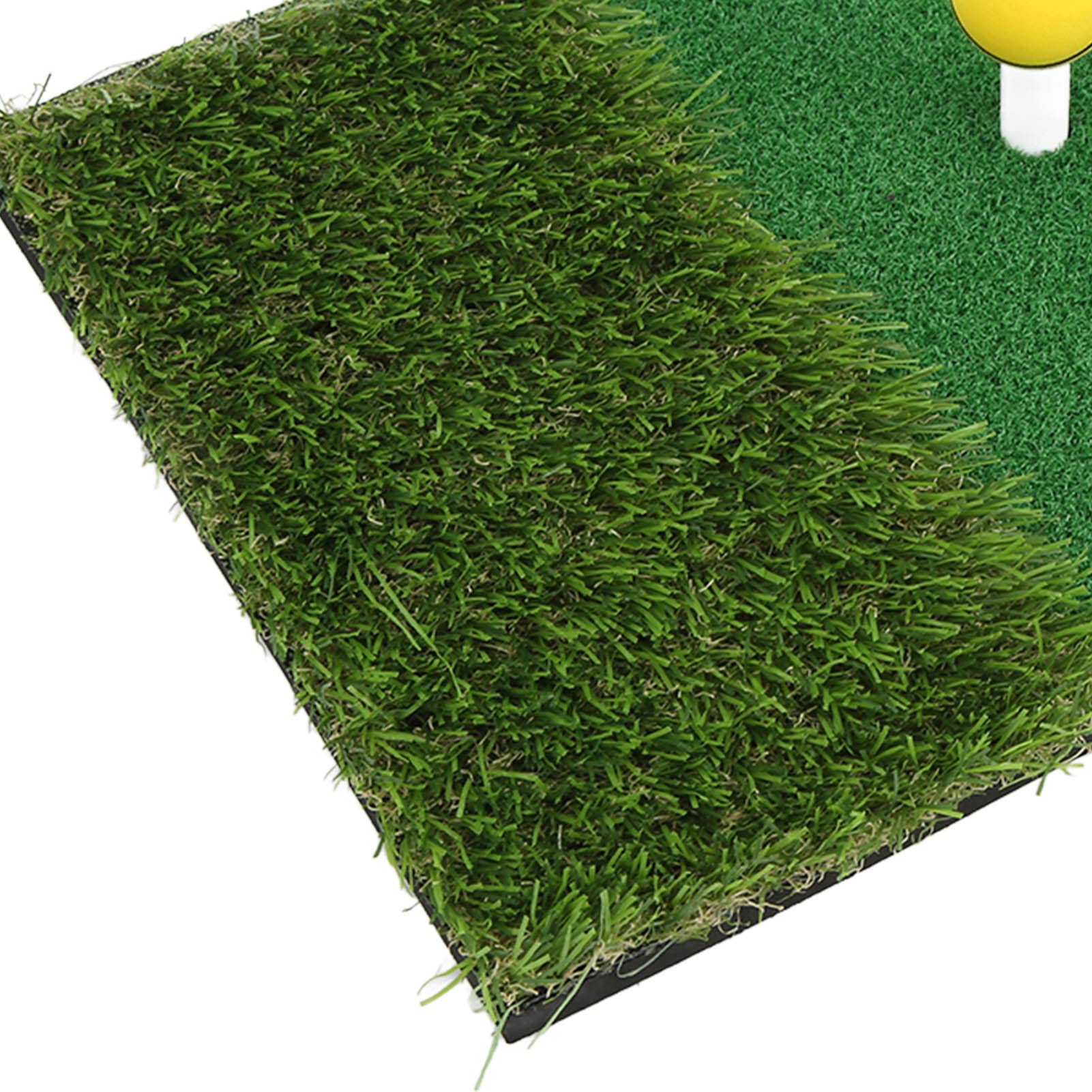 Golf Abschlagmatte 30x30 cm/Übung Training Matte/Übungsmatte inklusive Gummi Tee/ideal zum Golf-Schlagtrainingshilfen, Rasenmatte zum Golf-Üben für den Heimgebrauch oder den Außenbereich im Hint