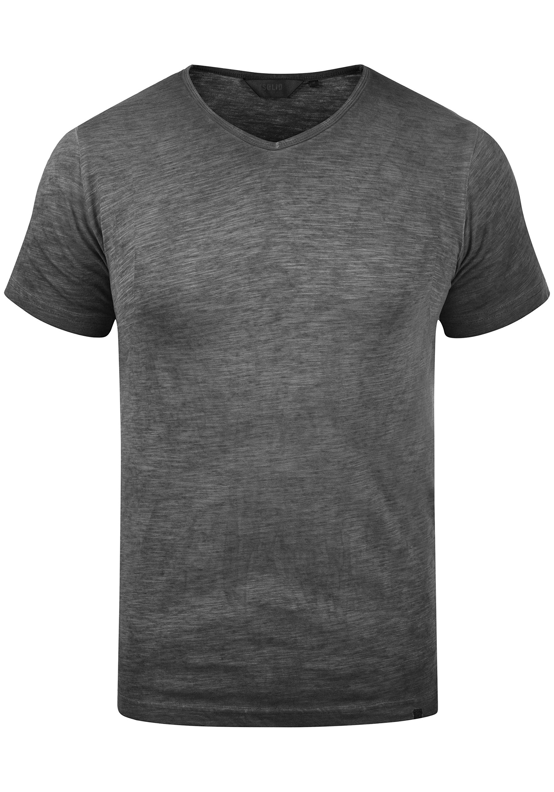 !Solid SDConley Herren T-Shirt Kurzarm Shirt V-Ausschnitt
