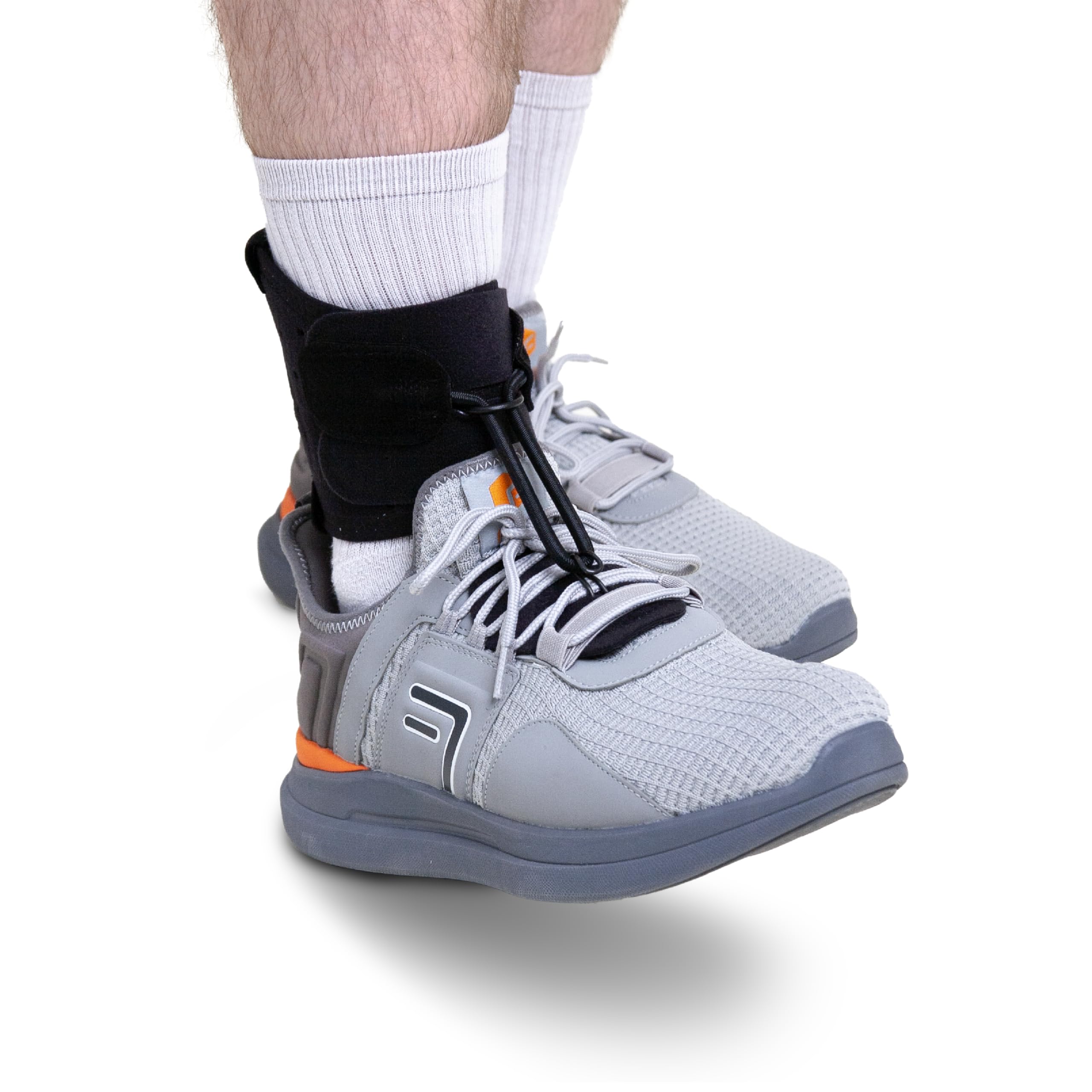 Boxia The Revolutionary Ankle Brace for Flaccid Paralysis, Falling Foot - Black - Class 1 Medical Device (Supplied to UK Public Health System), Black, Medium