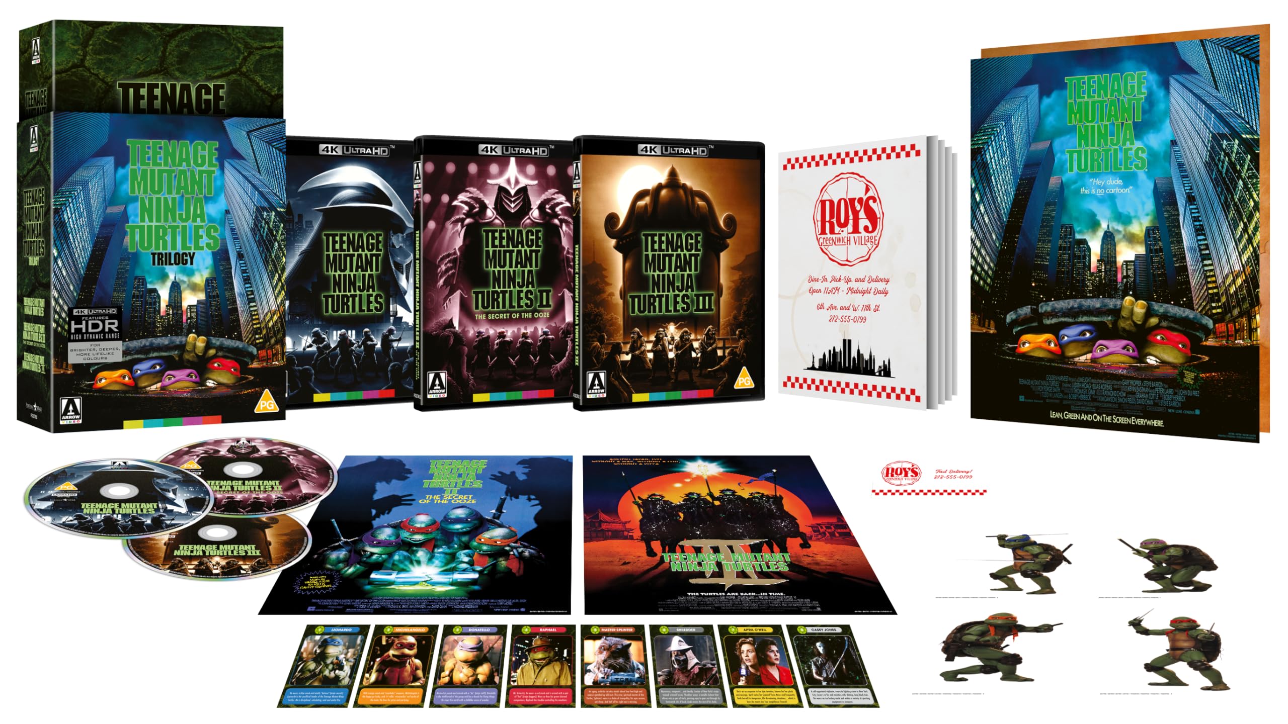 Teenage Mutant Ninja Turtles Trilogy Limited Edition 4K UHD