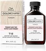 COLORCHARM Permanent Liquid Hair Toners | Neutralize Brass | Healthy-Looking Blondes Tones | Vegan & Free of Parabens | 1.4 FlOz