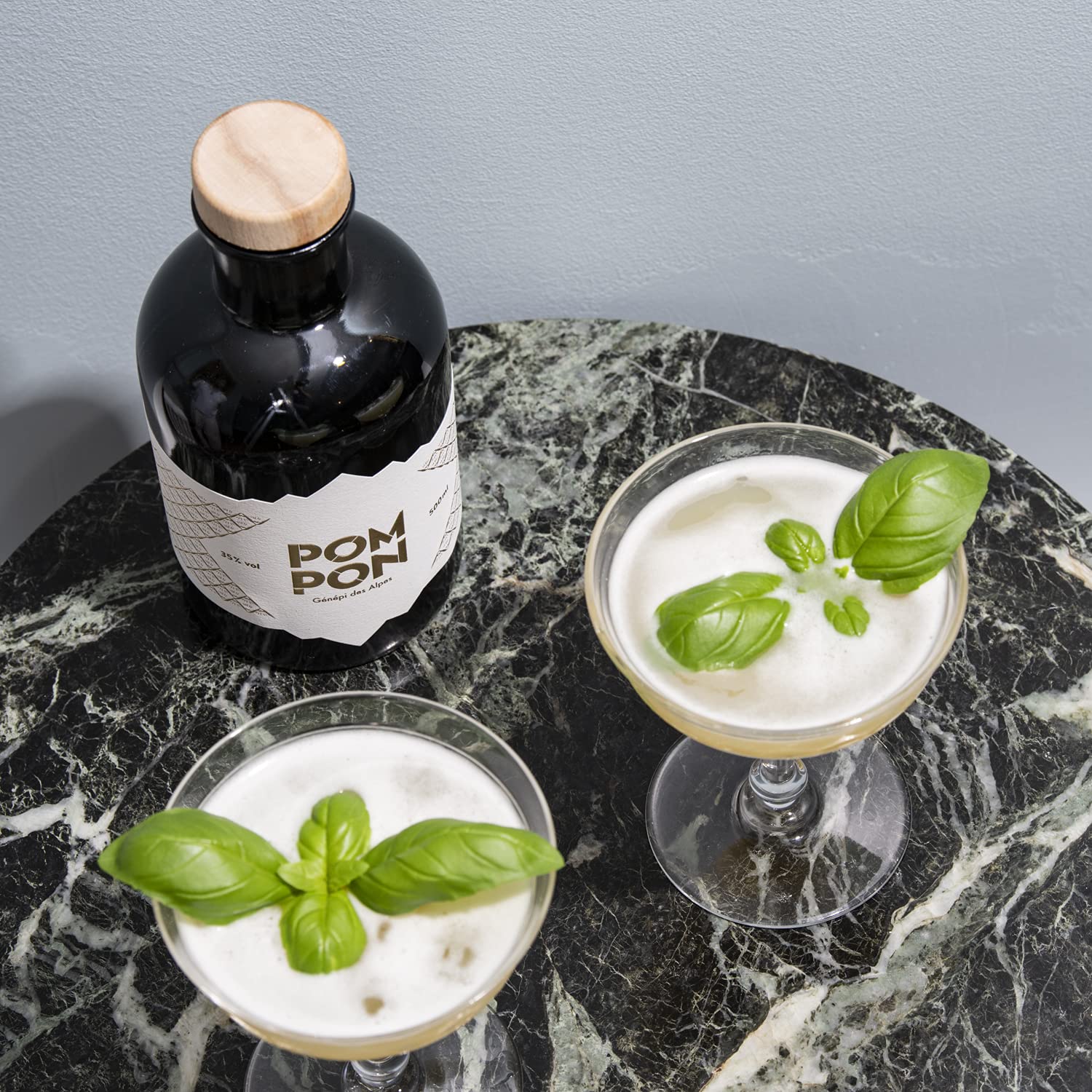 Génépi Le Pompon - liqueur artisanale française - 50cl - 35%