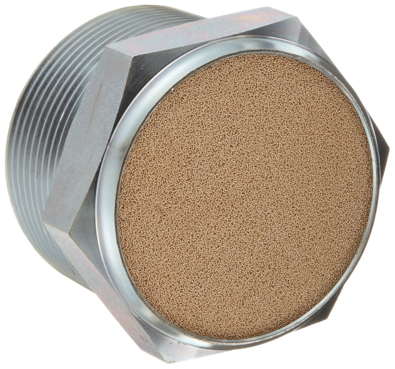 Parker 047240024 Sintered Bronze Breather Vent, 11/2 " NPT Male, 1.5