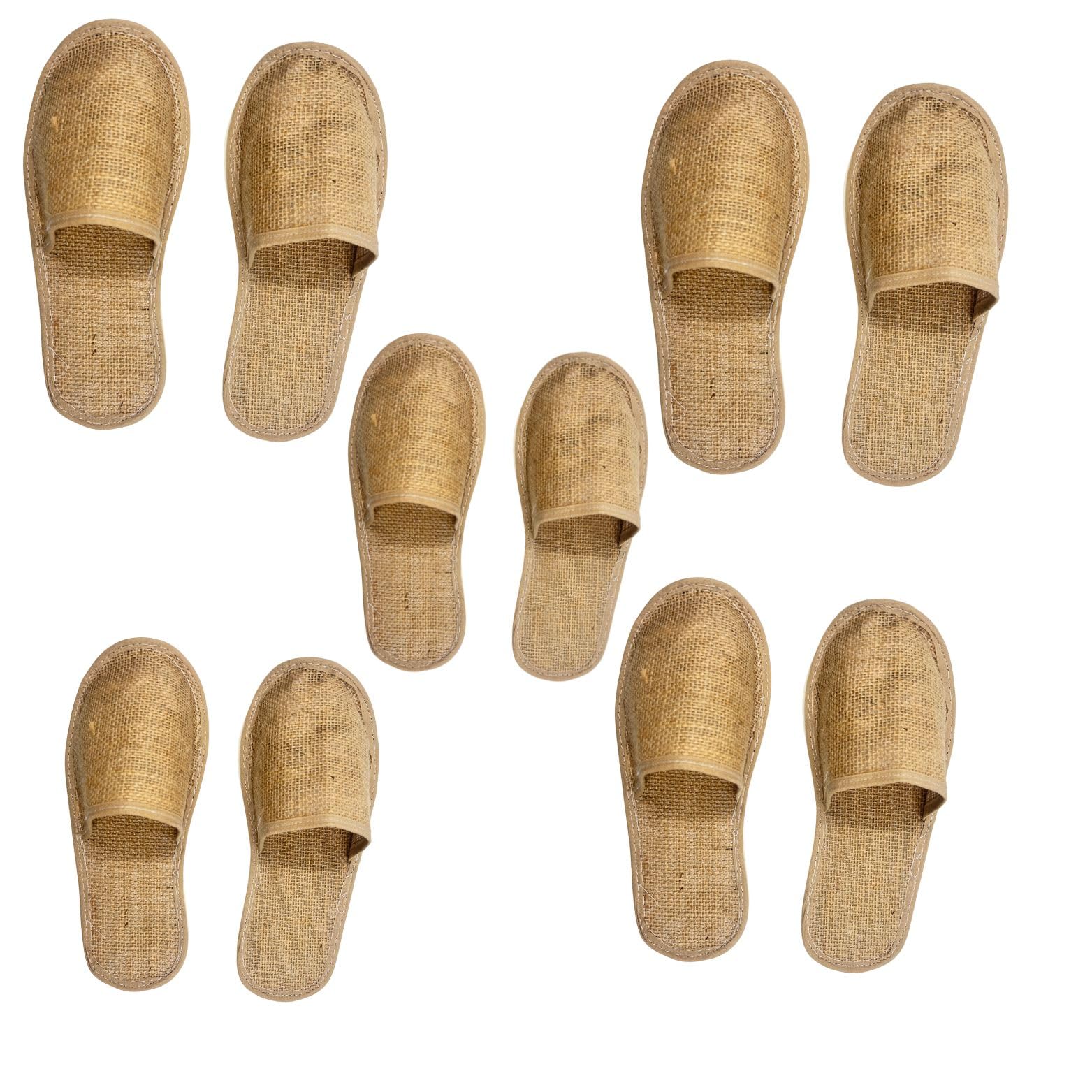 Diktmark Pack of 5 Free-Size Jute Slipper Soft Style Non-Woven Slippers Footwear for Home Hotel Travell and Spa Saloon Closed-Toe (B0CHKLML6H) Amazon Price History, Amazon Price Tracker