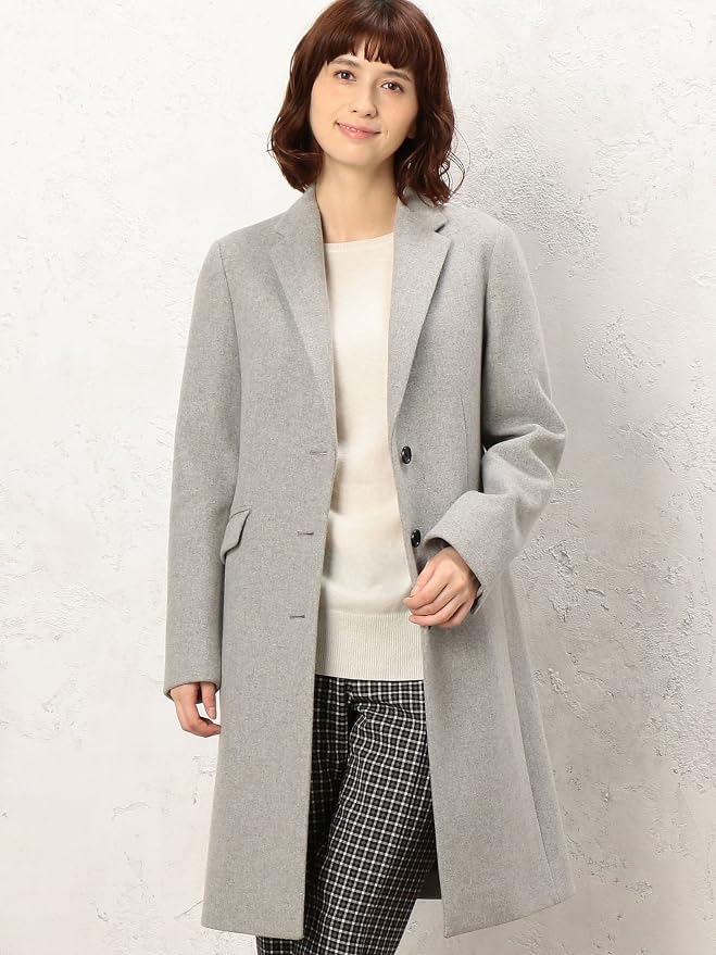 Amazon ユナイテッドアローズ グリーンレーベル リラクシング United Arrows Green Label Relaxing Kf W N Ca チェスター コート 36251051046 1150 Lt Gray 11 38 コート ジャケット 通販