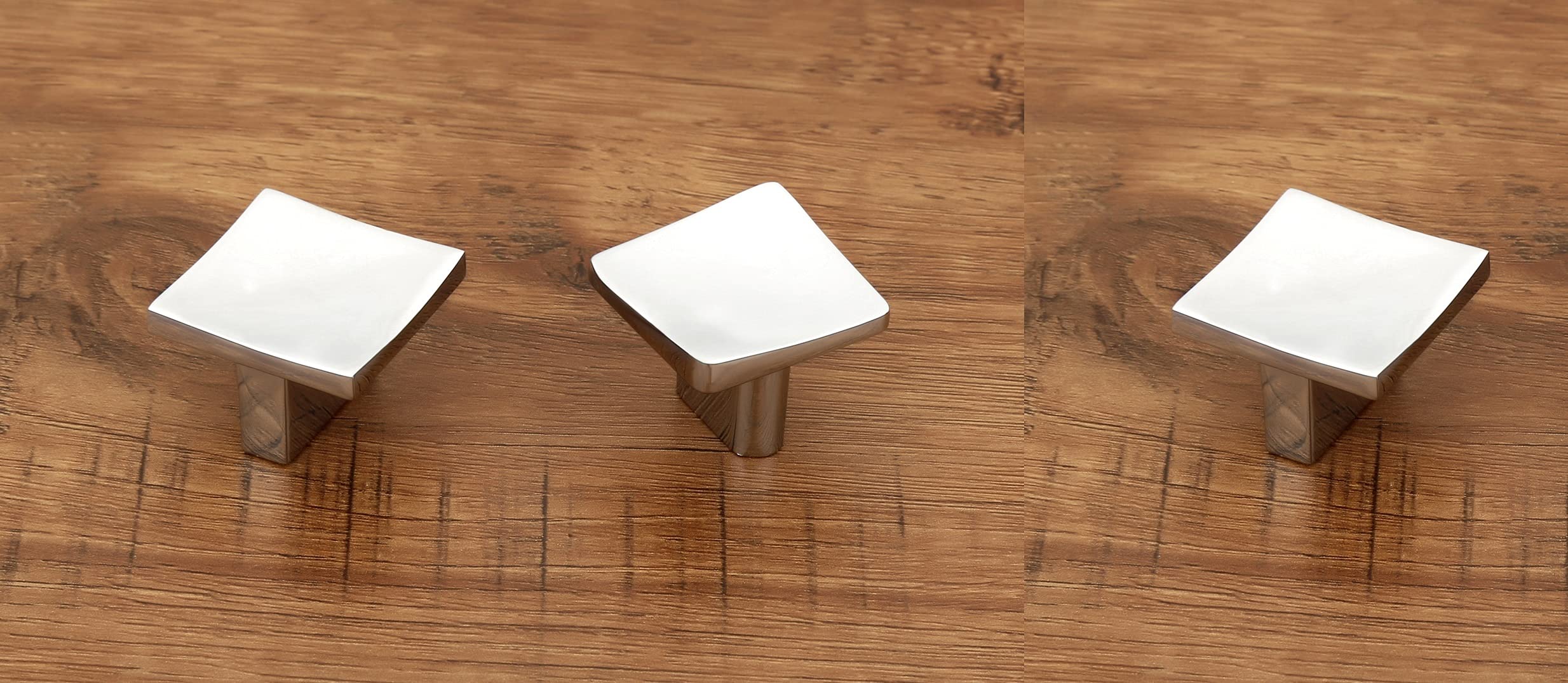HARMONUS Knobs for Drawer & Cabinets Set Knob, CP Wardrobe Kitchen Door Pull Handle Knobs Square Shape Drawer Knob - (KNOBS-154- Pack of 3) (B094NKVRK2) Amazon Price History, Amazon Price Tracker