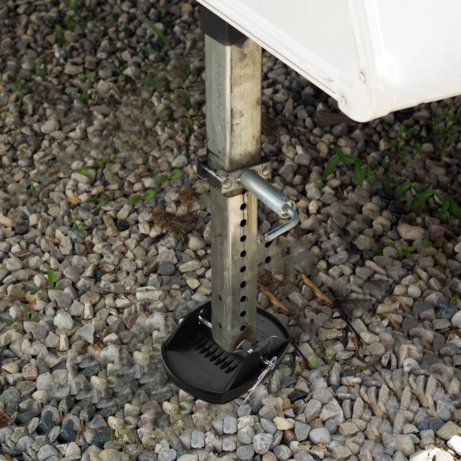 Stützplatten für Wohnmobil und Anhänger aus Robustem Pp Material 4 Stück Einfache Handhabung Stabile Unterstützung bei Wagenheber und Nivellierung