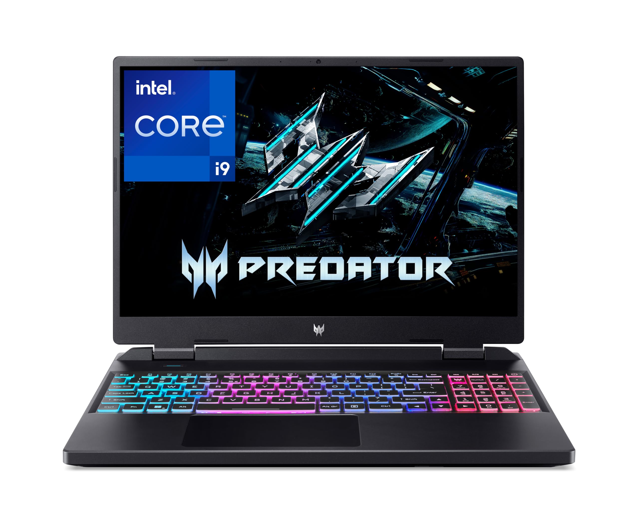 Acer Predator Helios Neo 16 (PHN16-71-96AB) Gaming Laptop, 16" WQXGA IPS 165Hz Display, Intel Core i9 13900HX, 16 GB RAM, 1 TB GB SSD, NVIDIA GeForce RTX 4070, Windows 11, QWERTZ Tastatur, schwarz