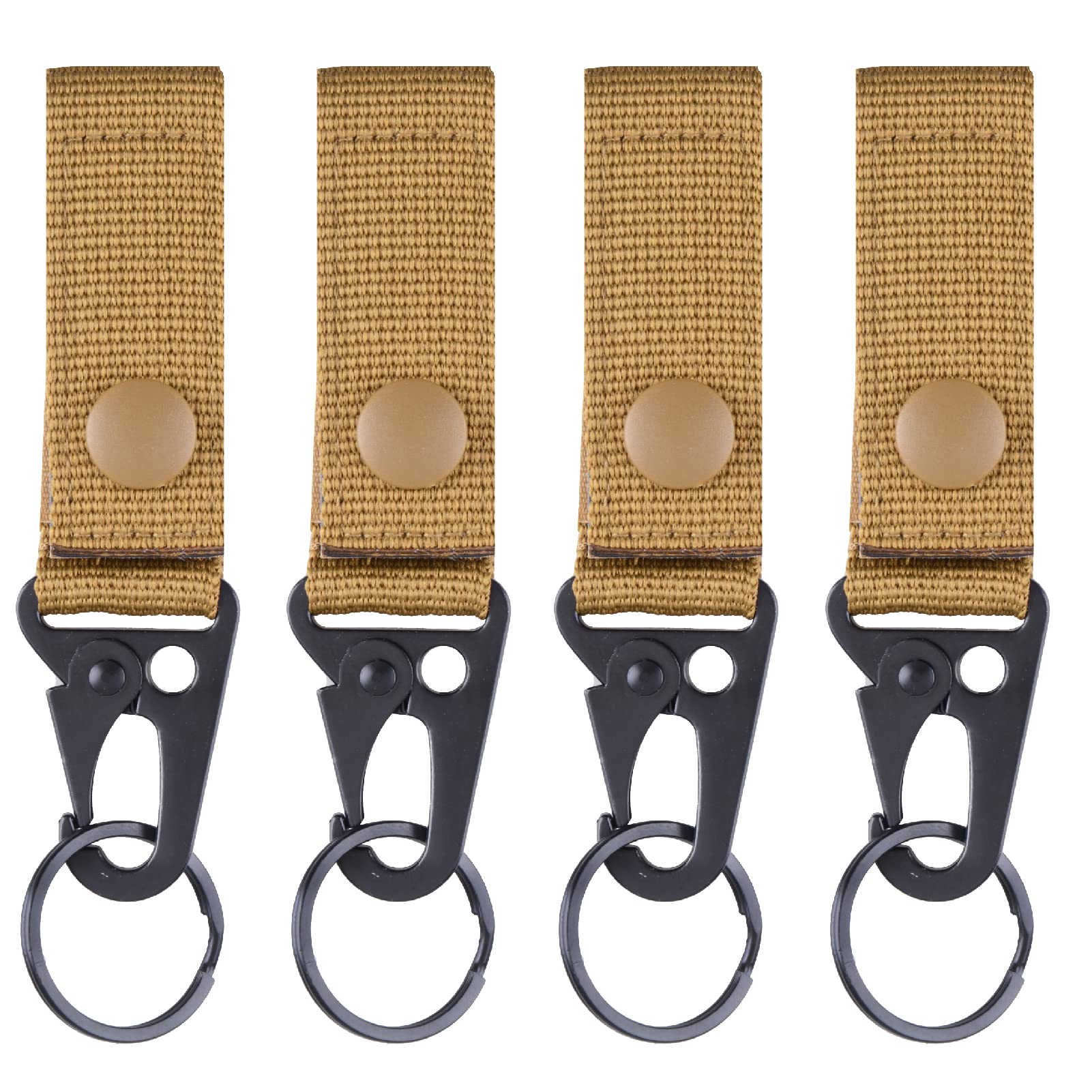 YAPJEB HK Style Sling Snap Hook Enlarged Mouth Clips Tactical Gear for Keyring Hang, Buckle and Paracord
