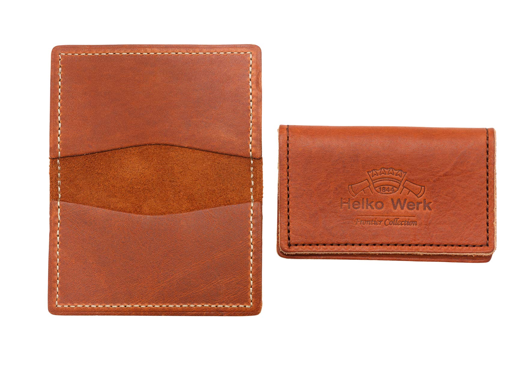 1844 Helko Werk Frontier Collection Leather Bifold Wallet