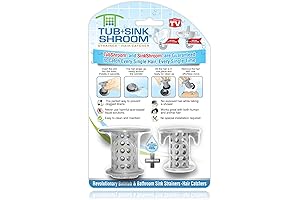 TubShroom and SinkShroom Drain Protectors, the Revolutionary Hair Catchers for Your Home