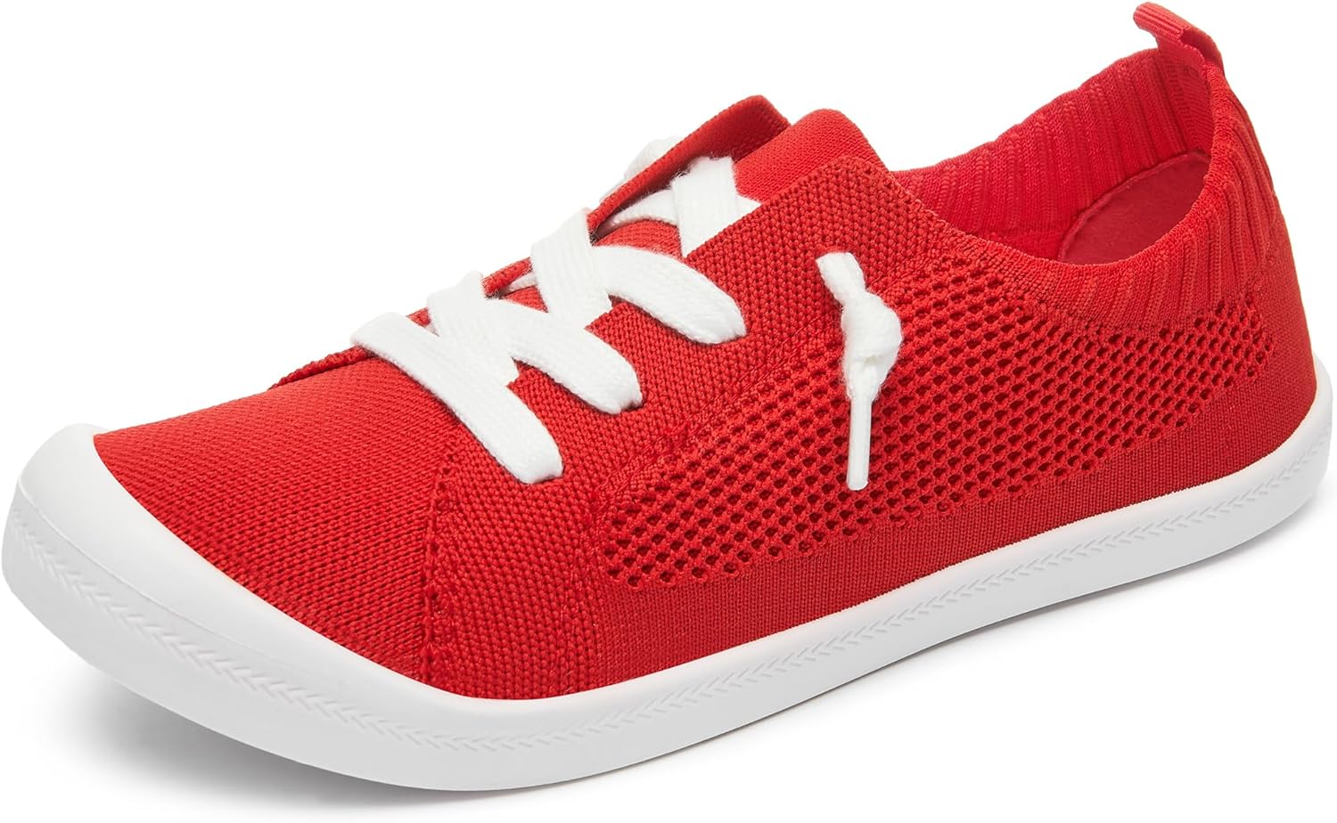 ALTOCIS Women's Knit Slip On Sneakers Ladies Elastic Low Top Flats Lightweight Breathe Mesh Fashion Sneakers Cute Flying Woven Loafers