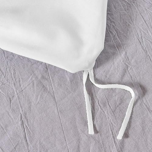 Miniatura 6 de Juego de funda de edredón, sábana bajera y fundas de almohada de 4 piezas, hecho de 100% algodón Giza de Dreams Giza, edredón de almohada, sábana